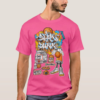 Camiseta Gráfica de Ilustracion al estilo del graffiti de b