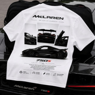 Camiseta Gráfica de impresión de supercoche