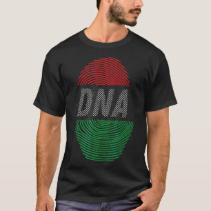 Camiseta Gráfica de impresión del dedo pulgar del ADN del c