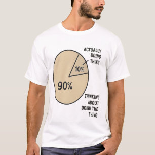 Camiseta Gráfica de inflexión - Pensamiento vs. diversión