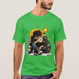 Camiseta Gráfica de Ingeniería Camisa de Estudio p