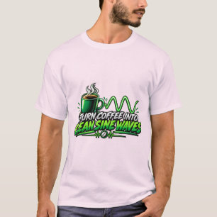 Camiseta Gráfica de Ingeniería Camiseta de Ondas S
