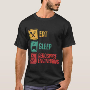 Camiseta Gráfica de Ingeniero de Ingeniería Aeroespacial Ea