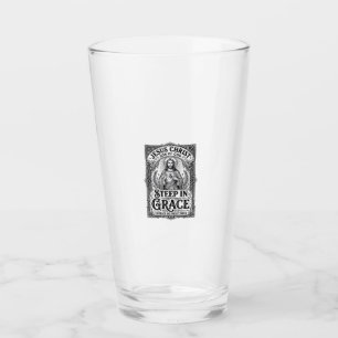 Camiseta gráfica de Jesús amante del té cristiano