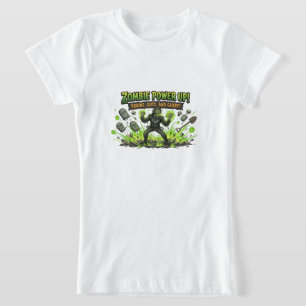 Camiseta Gráfica de jugador de poder zombie