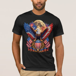 Camiseta gráfica de la bandera de los Estados Unid