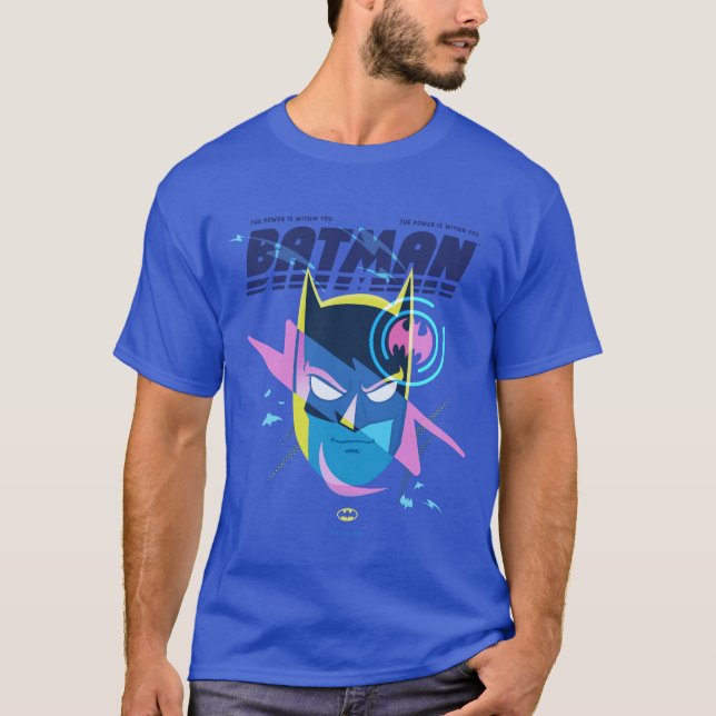 Camiseta Gráfica de la cabeza de la luz Batman para siempre (Anverso)