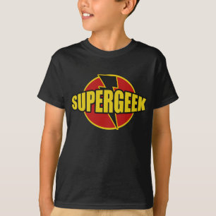 CAMISETA gráfica de la diversión SUPERGEEK