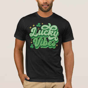 Camiseta Gráfica de la Festividad Verde Atrapado de los Vib