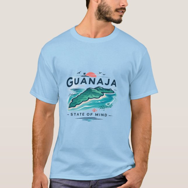 Camiseta gráfica de la isla Guanaja State of Mind (Anverso)