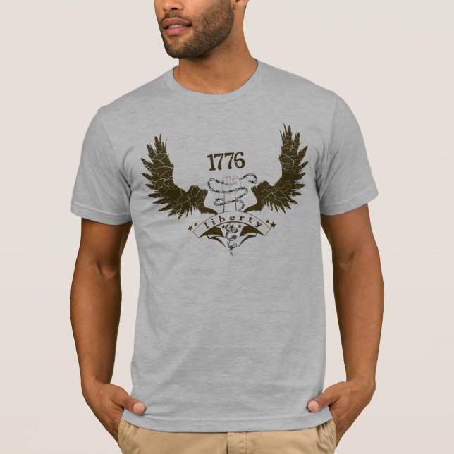 Camiseta gráfica de la libertad americana (Anverso)