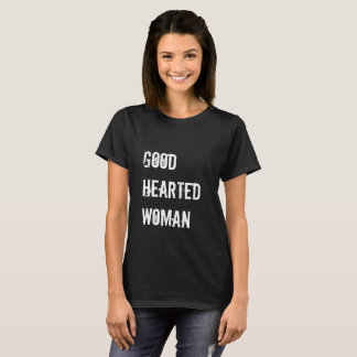 Camiseta gráfica de la mujer de buen corazón