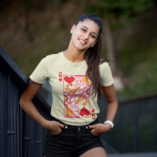 Camiseta Gráfica de la Reina de Corazones 