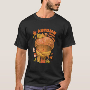 Camiseta Gráfica de la temporada otoño de maíz dulce de oto