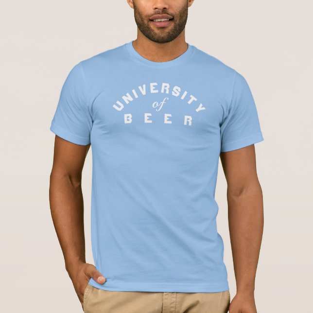 Camiseta Gráfica de la Universidad de Beer (Anverso)