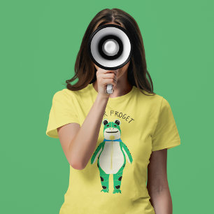 Camiseta Gráfica de lema personalizado para disfraz de rana