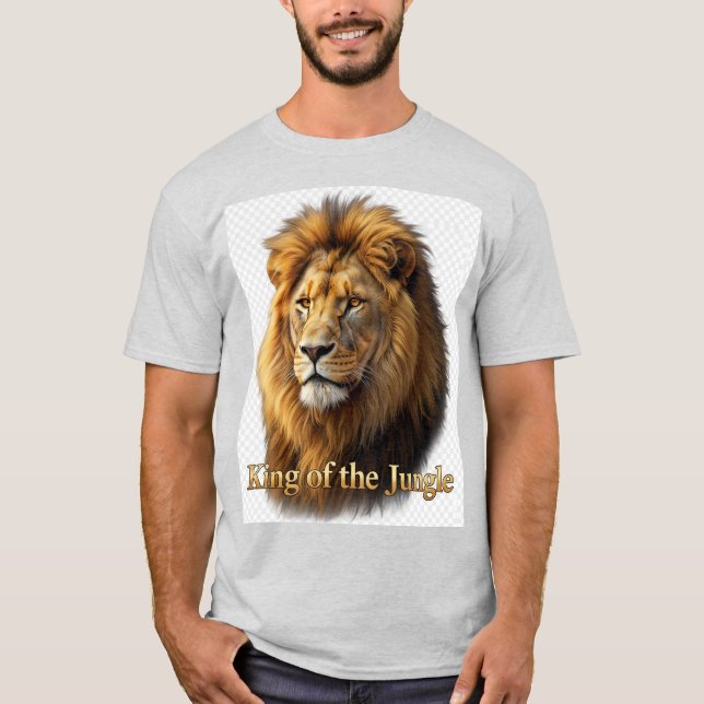 Camiseta gráfica de león (Anverso)