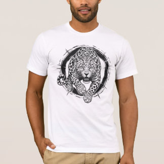 Camiseta Gráfica de León Salvaje – Perfecta para T