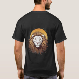 Camiseta gráfica de León Solar Místico con Halo