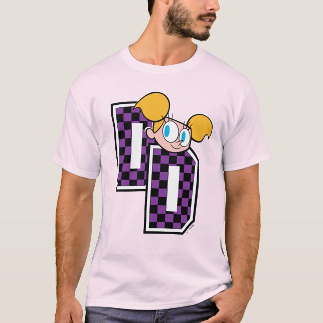 Camiseta Gráfica De Letras Atléticas Dee Dee (Anverso)