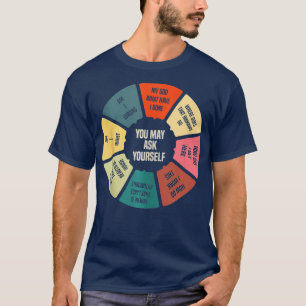 Camiseta Gráfica de letras de música retro de los años 80 q