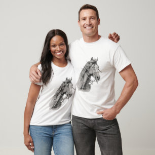 Camiseta gráfica de lobo artística - Fauna genial