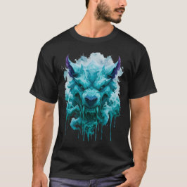 Camiseta gráfica de Lobo de Hielo