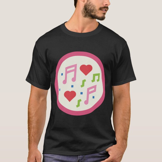 Camiseta gráfica de los amantes de la música (Anverso)