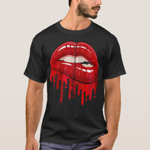 Camiseta Gráfica De Los Audaces Mentirosos Rojos De Las Muj