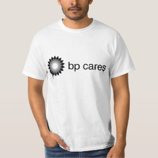Camiseta gráfica de los cuidados de BP