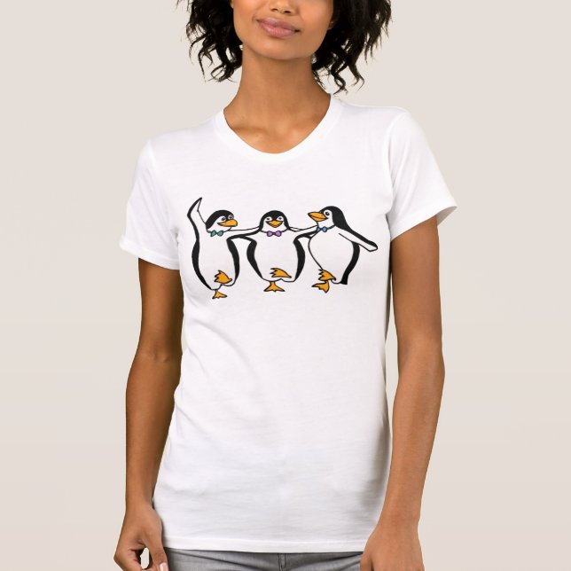 Camiseta gráfica de los pingüinos del BAILE (Anverso)