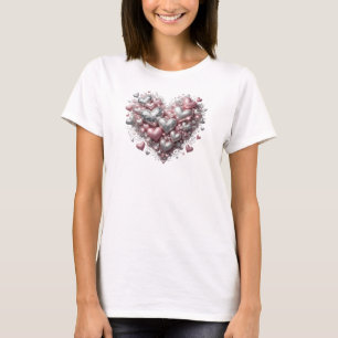 Camiseta gráfica de LOVE IS IN THE AIR rojo intens
