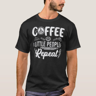 Camiseta Gráfica de Maestra de Guardería Repite Gente Peque