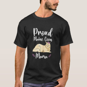 Camiseta Gráfica De Maine Coon Para Mujeres Y Mamá