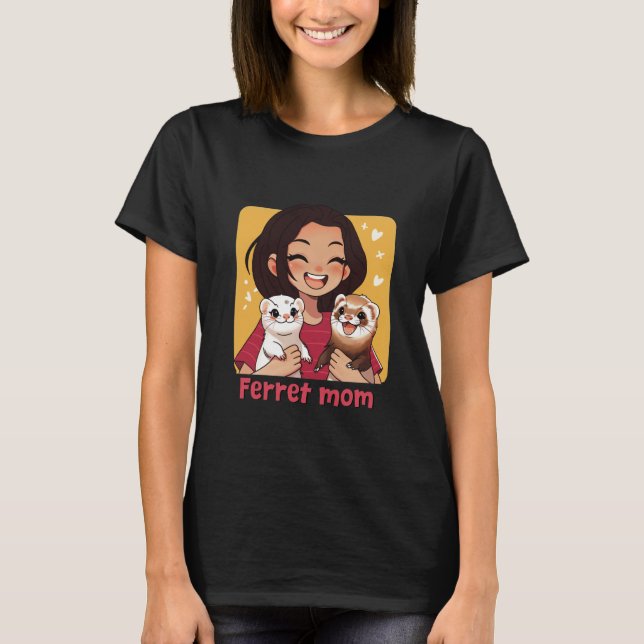 Camiseta gráfica de Mamá Hurón (Anverso)