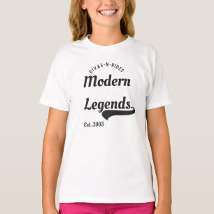 Camiseta gráfica de manga corta Divas-N-Rides