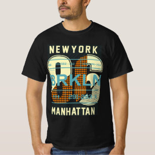 Camiseta gráfica de Manhattan en Nueva York