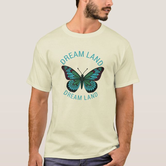 Camiseta gráfica de mariposa Dream Land (Anverso)