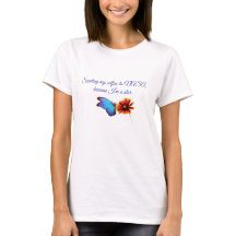 Camiseta gráfica de mariposa y flor estética | Lin