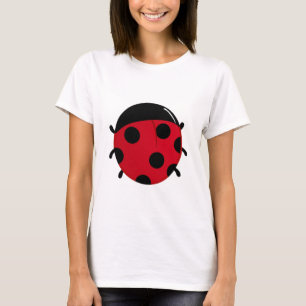 Camiseta gráfica de mariquita adorable