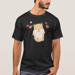 Camiseta Gráfica de Mascota de animales de Hamster Cute Ham