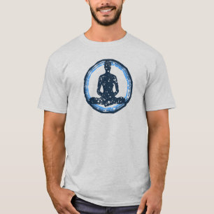 Camiseta gráfica de meditación de yoga