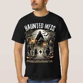 Camiseta gráfica de Mess Halloween enlutada
