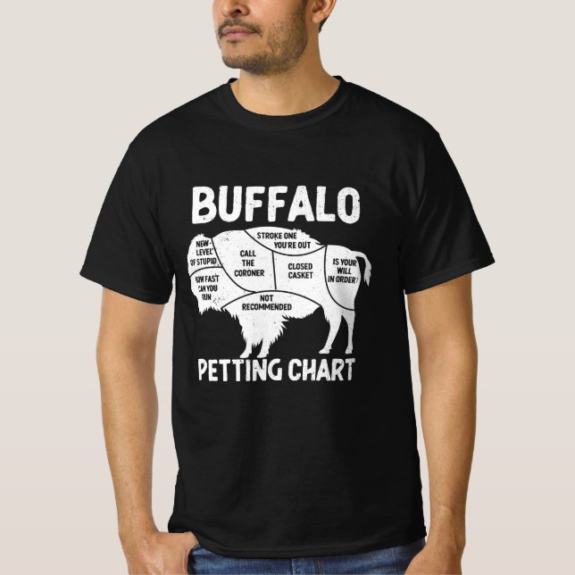 Camiseta Gráfica De Metas De Vida Silvestre De Búfalo Para  (Anverso)