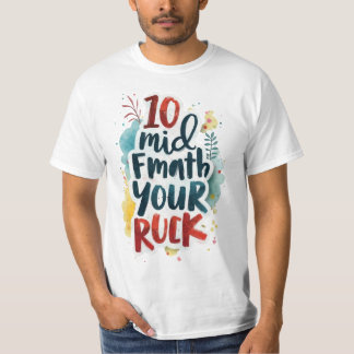 Camiseta gráfica de moda con tipografía artística