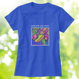 Camiseta gráfica de moda Corazones Amor
