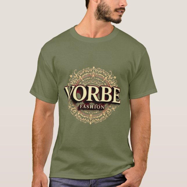 Camiseta gráfica de moda de VORBE (Anverso)