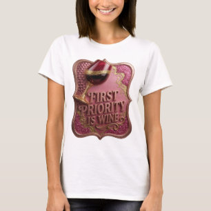 Camiseta gráfica de moda dorada LA PRIMERA PRIORID