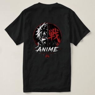 Camiseta gráfica de moda urbana de anime para jueg
