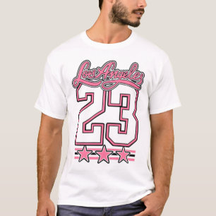 Camiseta gráfica de moda urbana para niños Los Áng